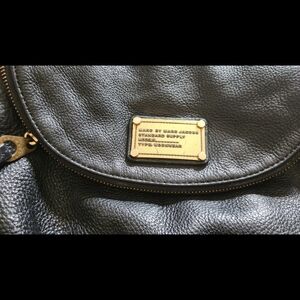 Marc Jacobs Black Leather Crossbody Bag